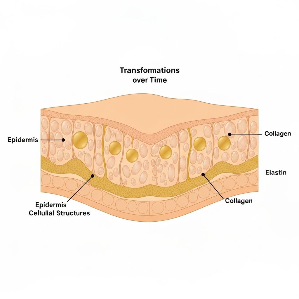 Schematyczne przedstawienie warstw skóry